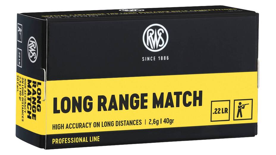 RWS Long Range Match .22 LR 40 grs.