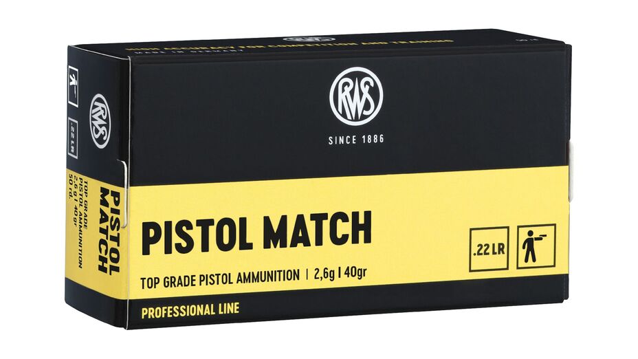 RWS Pistol-Match .22 LR 40 grs