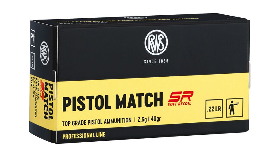 RWS Pistol-Match SR .22 LR 40 grs